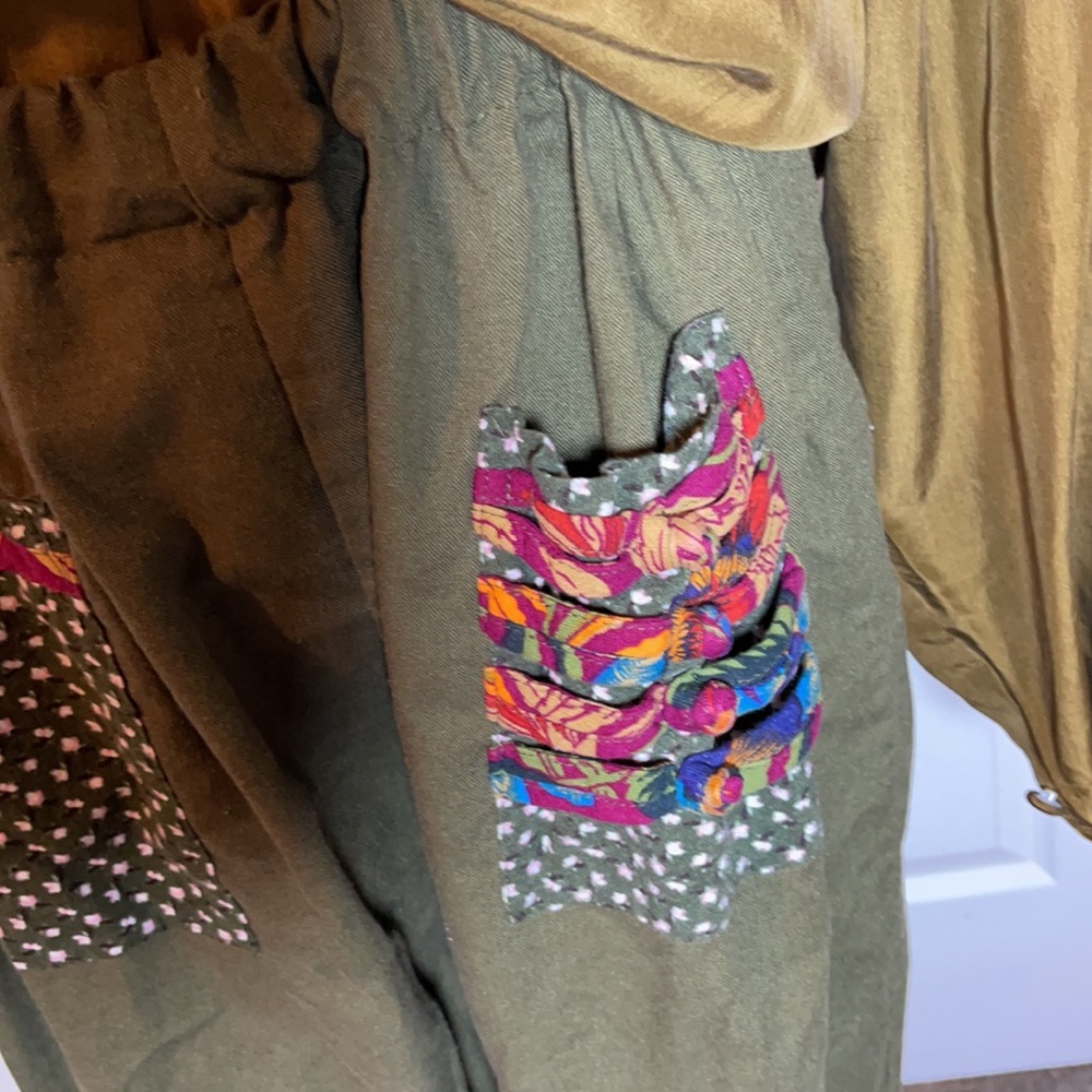 Vintage African Balloon Patchwork Pants - image 4